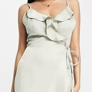 ASOS sage green dress